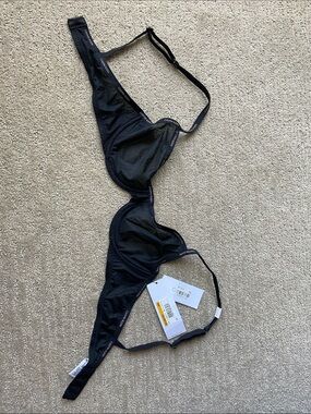 Calvin Klein Black Mesh Underwire Bra